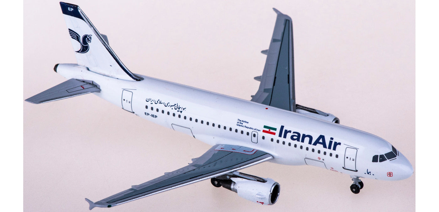 1:400 AeroClassics AC411020 Iran Air Airbus A319 EP-IEP Aircraft Model+Free Tractor