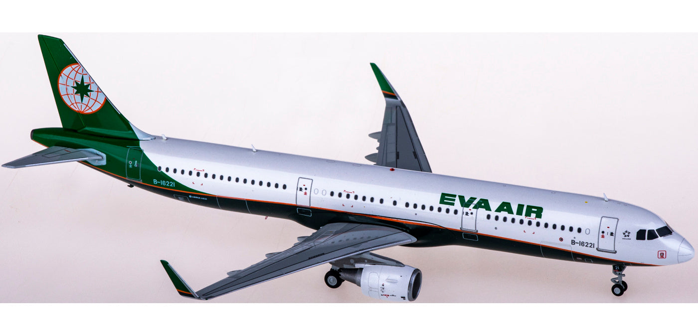 1:200 JC Wings XX2302 EVA Air Airbus A321 B-16221