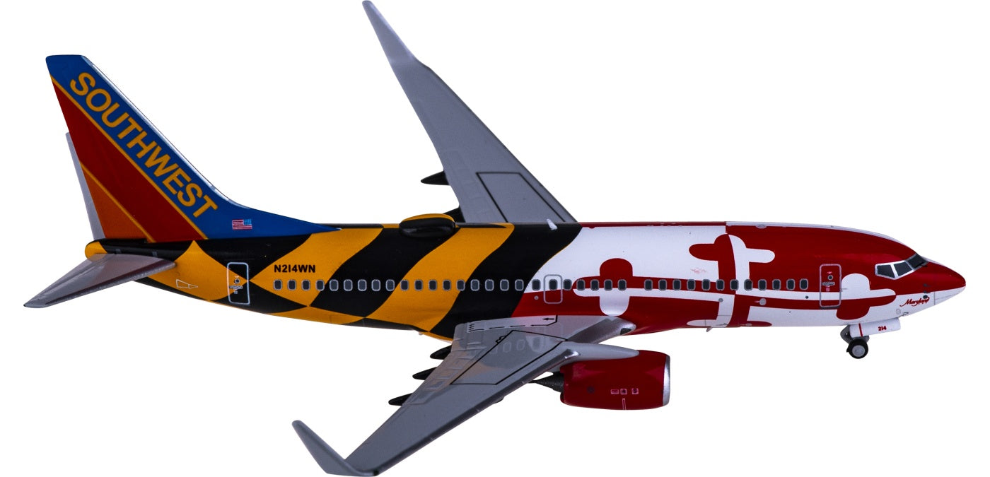 1:400 NG Models NG77006 Southwest Airlines Boeing 737-700 N214WN+Free Tractor