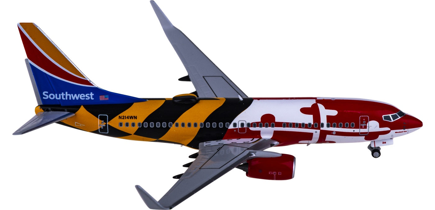 1:400 NG Models NG77007 Southwest Airlines Boeing 737-700 N214WN+Free Tractor