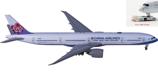 1:400 JC Wings XX4189 China Airlines Boeing 777-300ER B-18003+Free Tractor