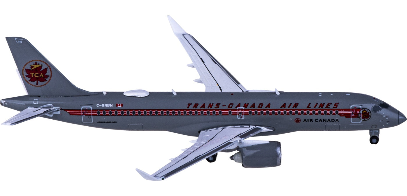 1:400 Geminijets GJACA2002 Air Canada Airbus A220-300 C-GNBN+Free Tractor