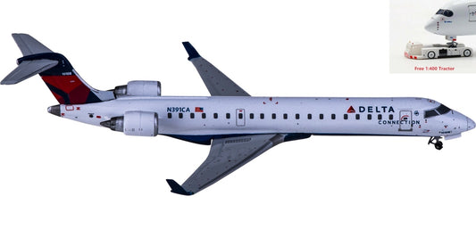(Rare)1:400 Geminijets GJDAL2032 Delta Air Lines Bombardier CRJ700 N391CA+Free Tractor