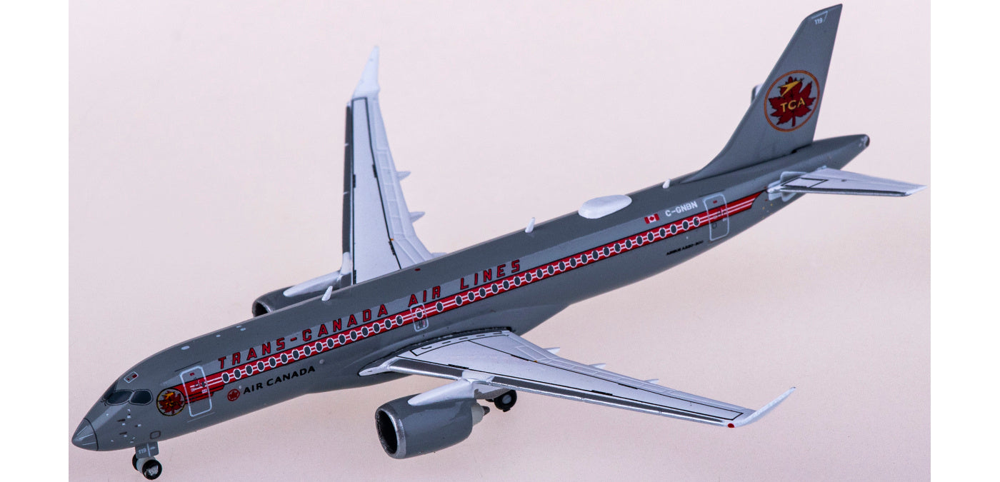 1:400 Geminijets GJACA2002 Air Canada Airbus A220-300 C-GNBN+Free Tractor