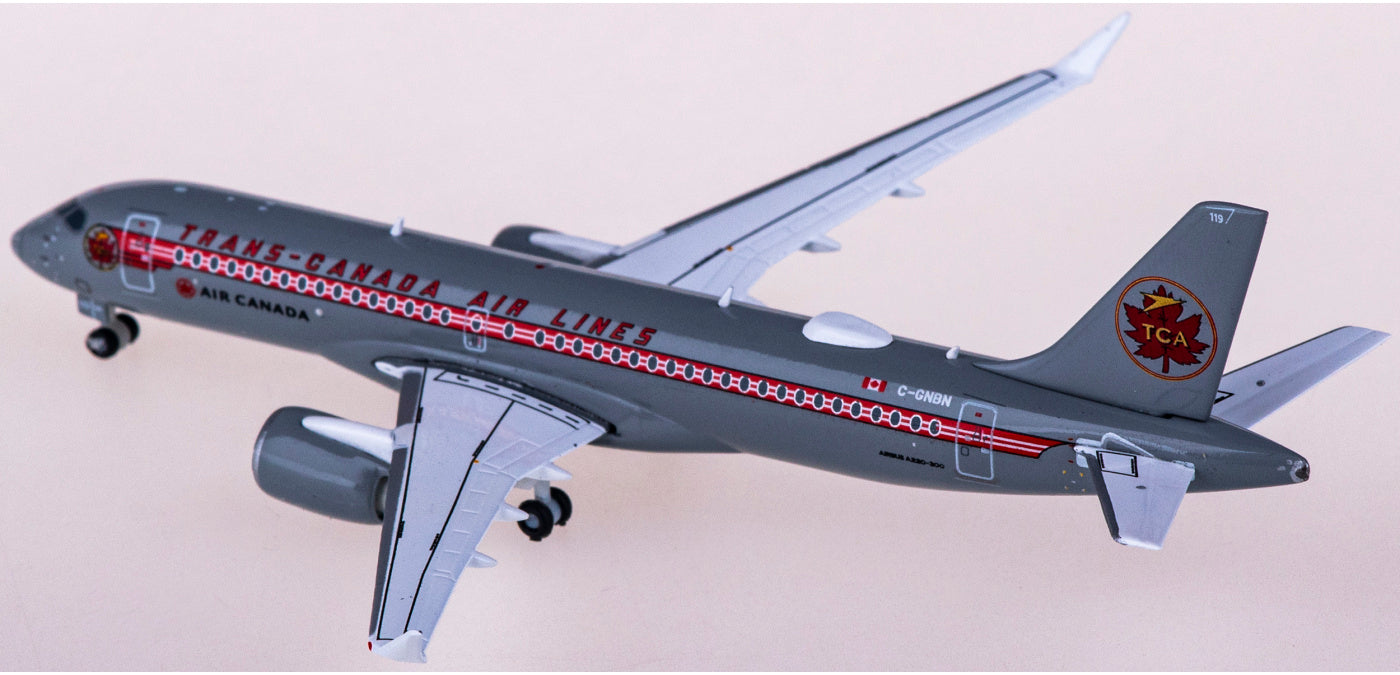 1:400 Geminijets GJACA2002 Air Canada Airbus A220-300 C-GNBN+Free Tractor