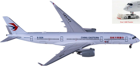 1:400 JC Wings XX4982 China Eastern Airlines Airbus A350-900XWB B-323H+Free Tractor