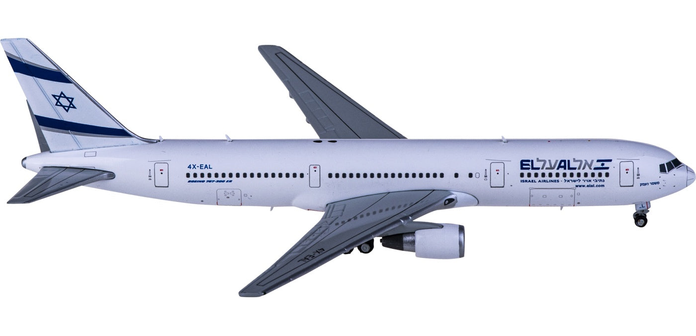 1:400 JC Wings XX4170 El Al Boeing 767-300ER 4X-EAL Aircraft Model+Free Tractor