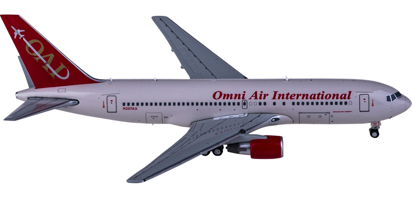 1:400 JC Wings XX4226 Omni Air International Boeing 767-200ER N207AX+Free Tractor