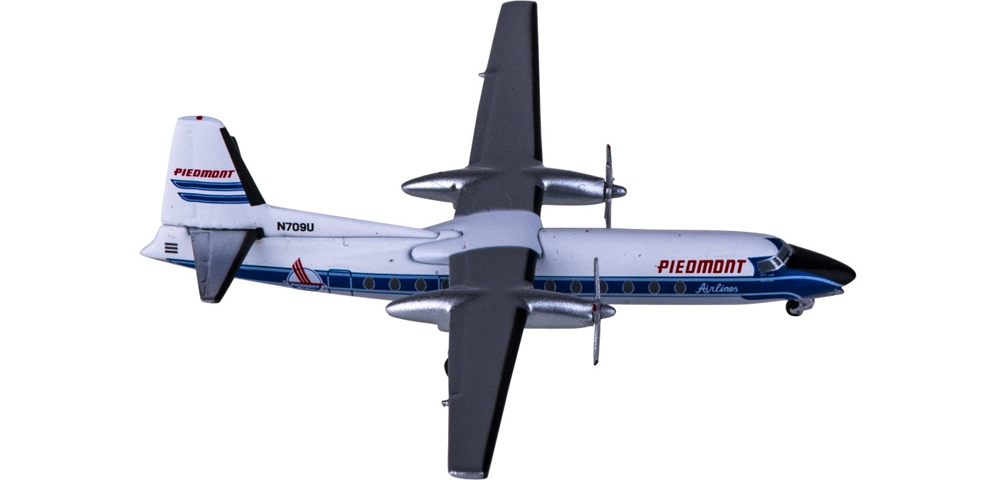 1:400 AeroClassics AC411039 Piedmont Airlines Fokker F-27 N709U Aircraft Model+Free Tractor