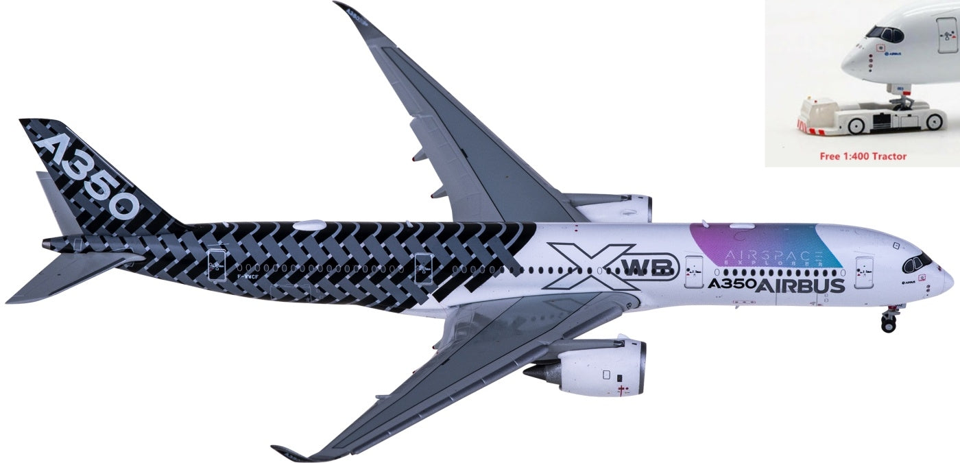 1:400 JC Wings LH4228 Airbus A350-900XWB F-WWCF+Free Tractor