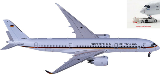 1:400 JC Wings LH4246 Luftwaffe Airbus A350-900ACJ 10+01 +Free Tractor