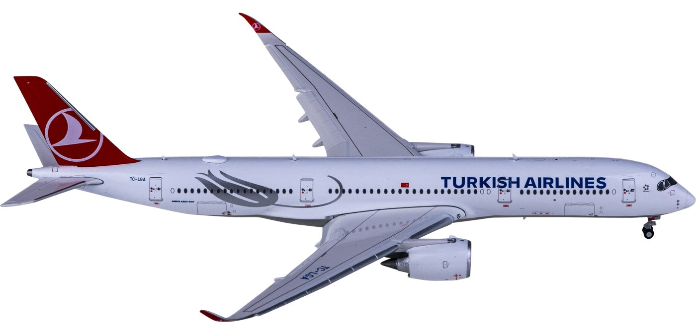 1:400 JC Wings EW4359006A Turkish Airlines Airbus A350-900XWB TC-LGA  "Flaps Down" Aircraft Model+Free Tractor