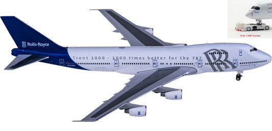 1:400 Phoenix PH11710 Boeing 747-200 N787RR+Free Tractor