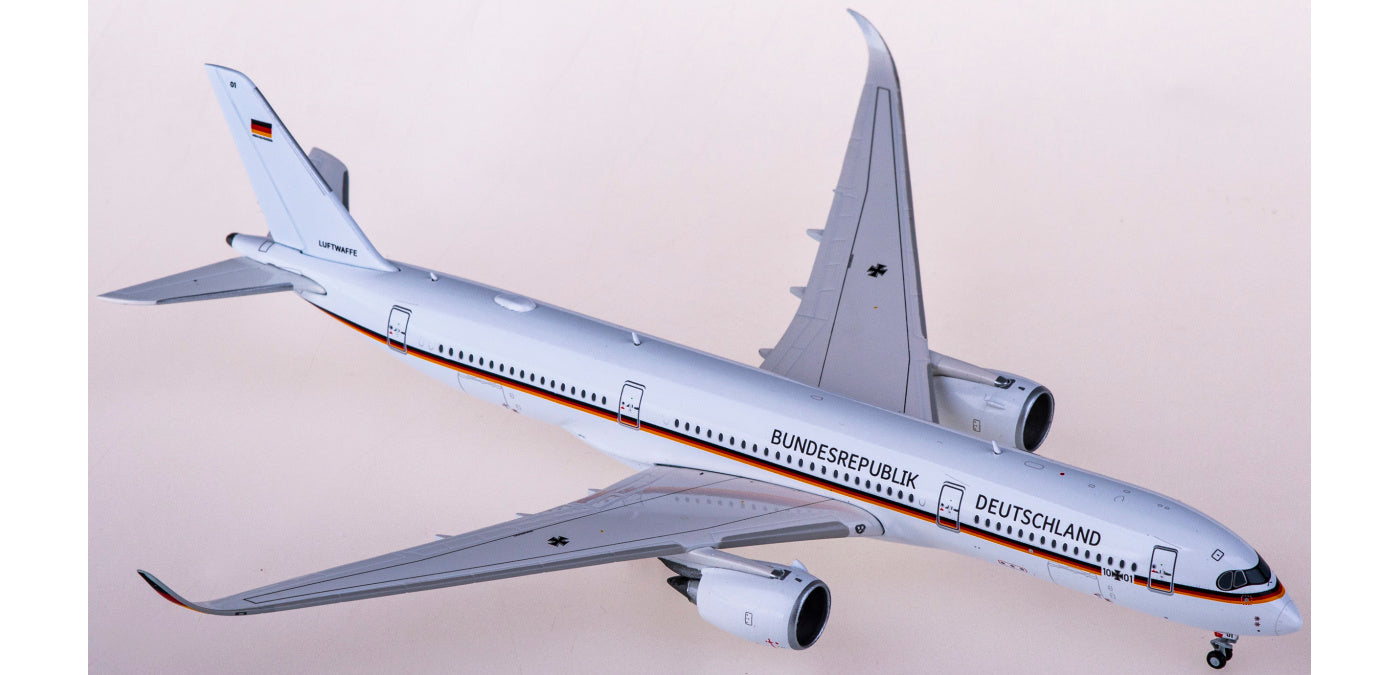 1:400 JC Wings LH4246 Luftwaffe Airbus A350-900ACJ 10+01 +Free Tractor