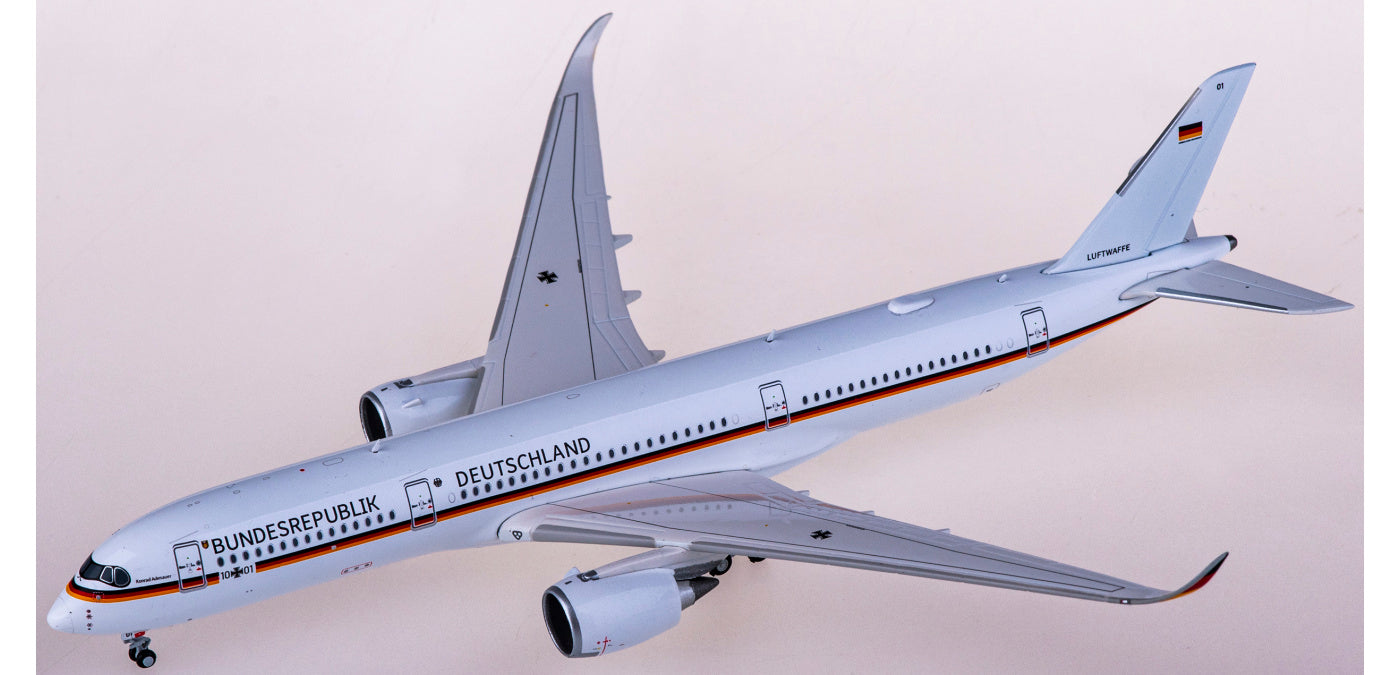 1:400 JC Wings LH4246 Luftwaffe Airbus A350-900ACJ 10+01 +Free Tractor
