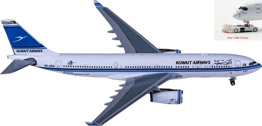 1:400 NG Models NG61039 Kuwait Airways Airbus A330-200 9K-APA+Free Tractor