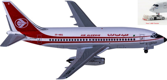 1:400 AeroClassics AC411055 Air Algérie Boeing 737-200 7T-VEG Aircraft Model+Free Tractor