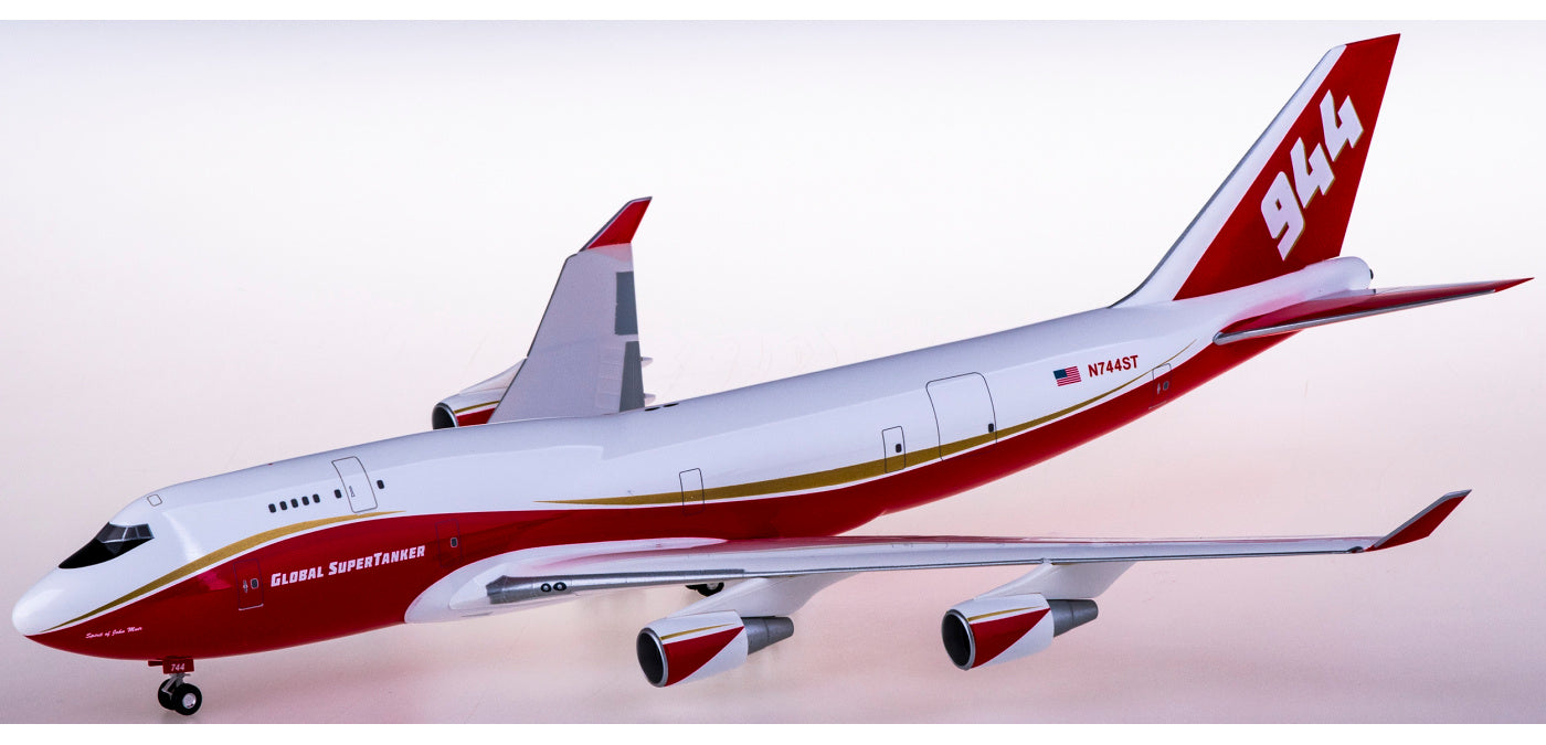 1:200 Hongan Wings HG11878GR Boeing 747-400 Global Supertanker N744ST