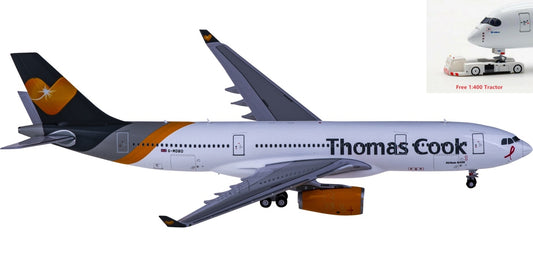 1:400 JC Wings LH4159 Thomas Cook Airbus A330-200 G-MDBD+Free Tractor