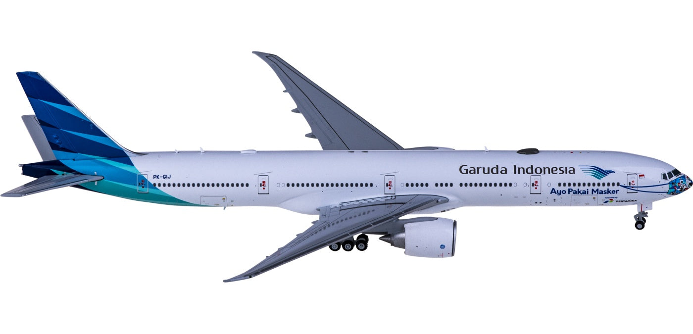 1:400 JC Wings LH4225 Garuda Indonesia Boeing 777-300ER PK-GIJ+Free Tractor