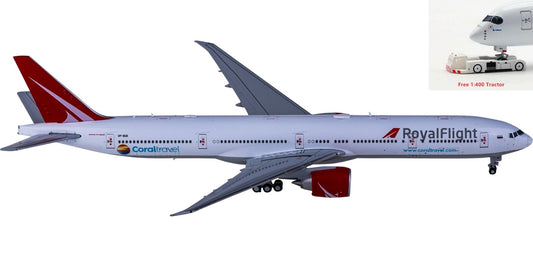 1:400 JC Wings LH4259 Royal Flight Boeing 777-300ER VP-BGK+Free Tractor