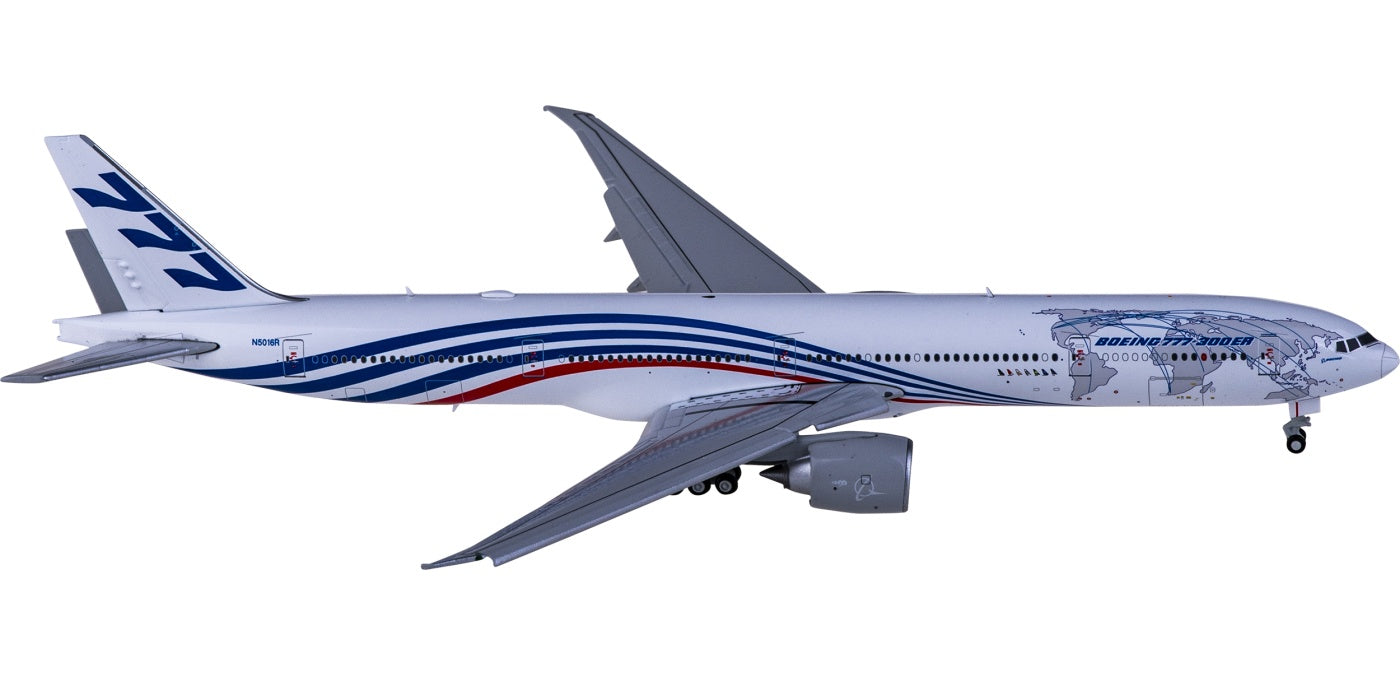 1:400 JC Wings XX4972A Boeing 777-300ER N5016R "Flaps Down" Aircraft Model+Free Tractor