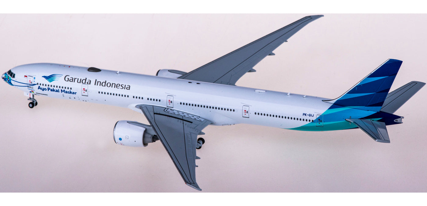 1:400 JC Wings LH4225 Garuda Indonesia Boeing 777-300ER PK-GIJ+Free Tractor