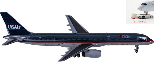 1:400 NG Models NG53097 USAir Boeing 757-200 N603AU+Freee Tractor