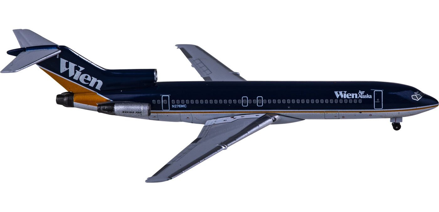 1:400 AeroClassics AC411053 Wien Air Alaska Boeing 727-200 N276WC Aircraft Model+Free Tractor