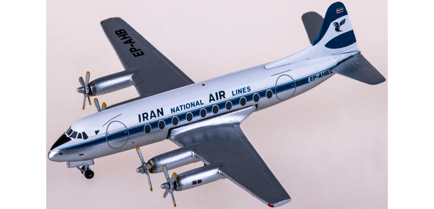 1:400 AeroClassics AC411014 Iran Air Vickers Viscount 700 EP-AHB Aircraft Model+Free Tractor