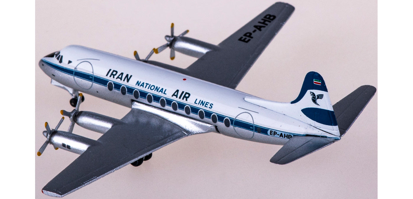 1:400 AeroClassics AC411014 Iran Air Vickers Viscount 700 EP-AHB Aircraft Model+Free Tractor