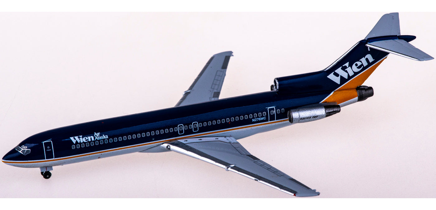 1:400 AeroClassics AC411053 Wien Air Alaska Boeing 727-200 N276WC Aircraft Model+Free Tractor