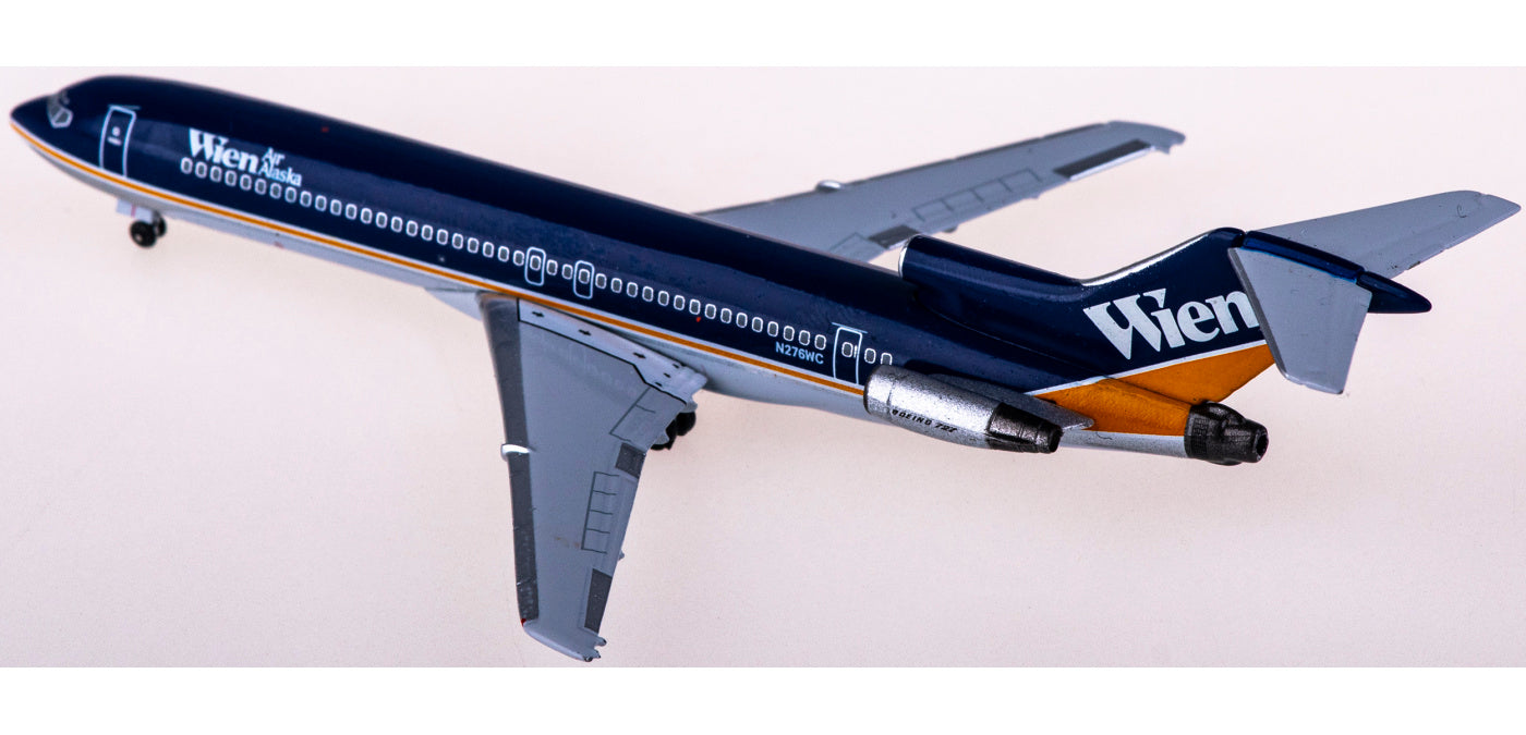 1:400 AeroClassics AC411053 Wien Air Alaska Boeing 727-200 N276WC Aircraft Model+Free Tractor