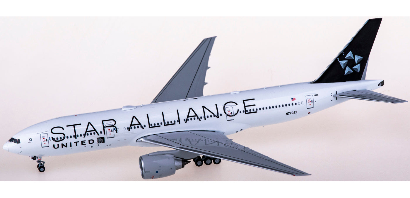 1:400 NG Models NG72001 United Airlines Boeing 777-200ER N77022 "STAR ALLIANCE"+Free Tractor