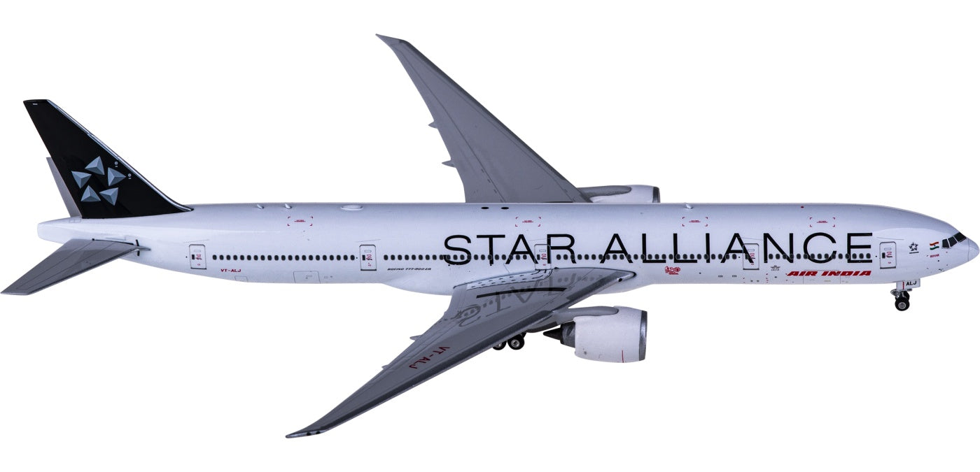 1:400 Phoenix PH11729 Air India Boeing 777-300ER VT-ALJ "STAR ALLIANCE"+Free Tractor