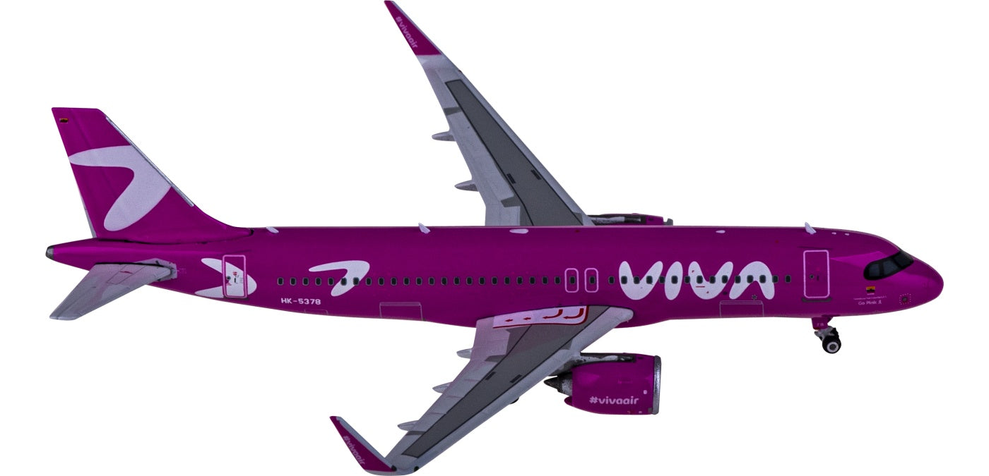 1:400 Phoenix PH11734 Viva Air Colombia Airbus A320neo HK-5378+Free Tractor