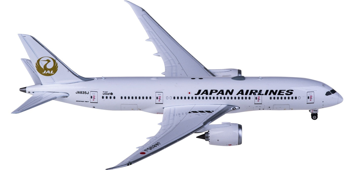 1:400 Phoenix PH04438 Japan Airlines Boeing 787-8 JA835J+Free Tractor