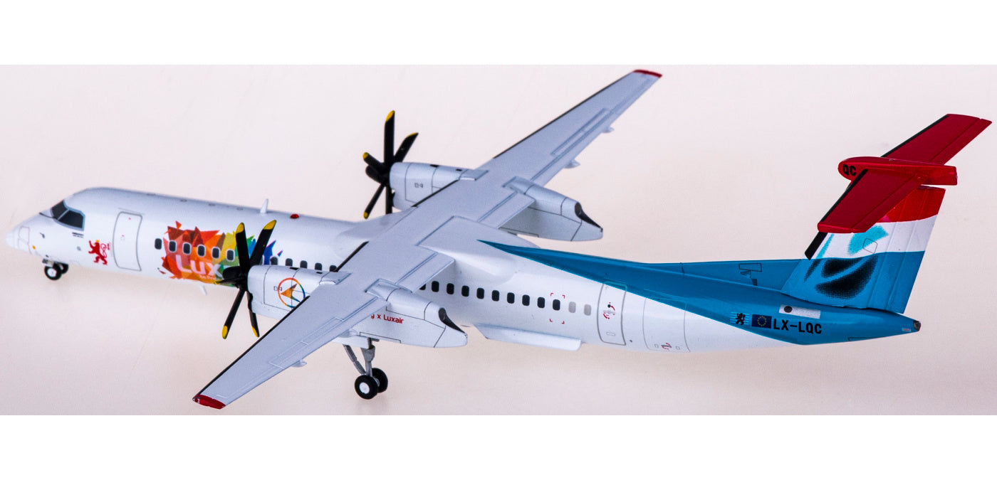 1:200 JC Wings XX20166 Luxair Bombardier Dash 8 Q400 LX-LQC