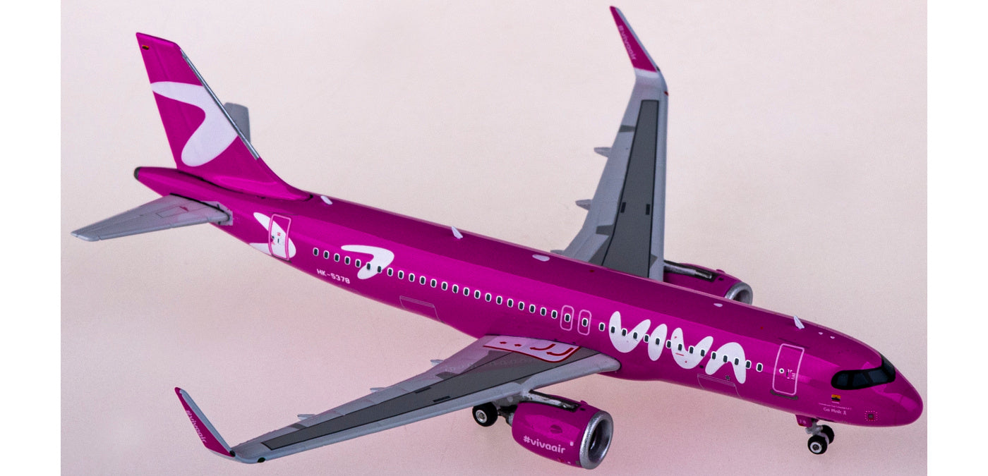 1:400 Phoenix PH11734 Viva Air Colombia Airbus A320neo HK-5378+Free Tractor