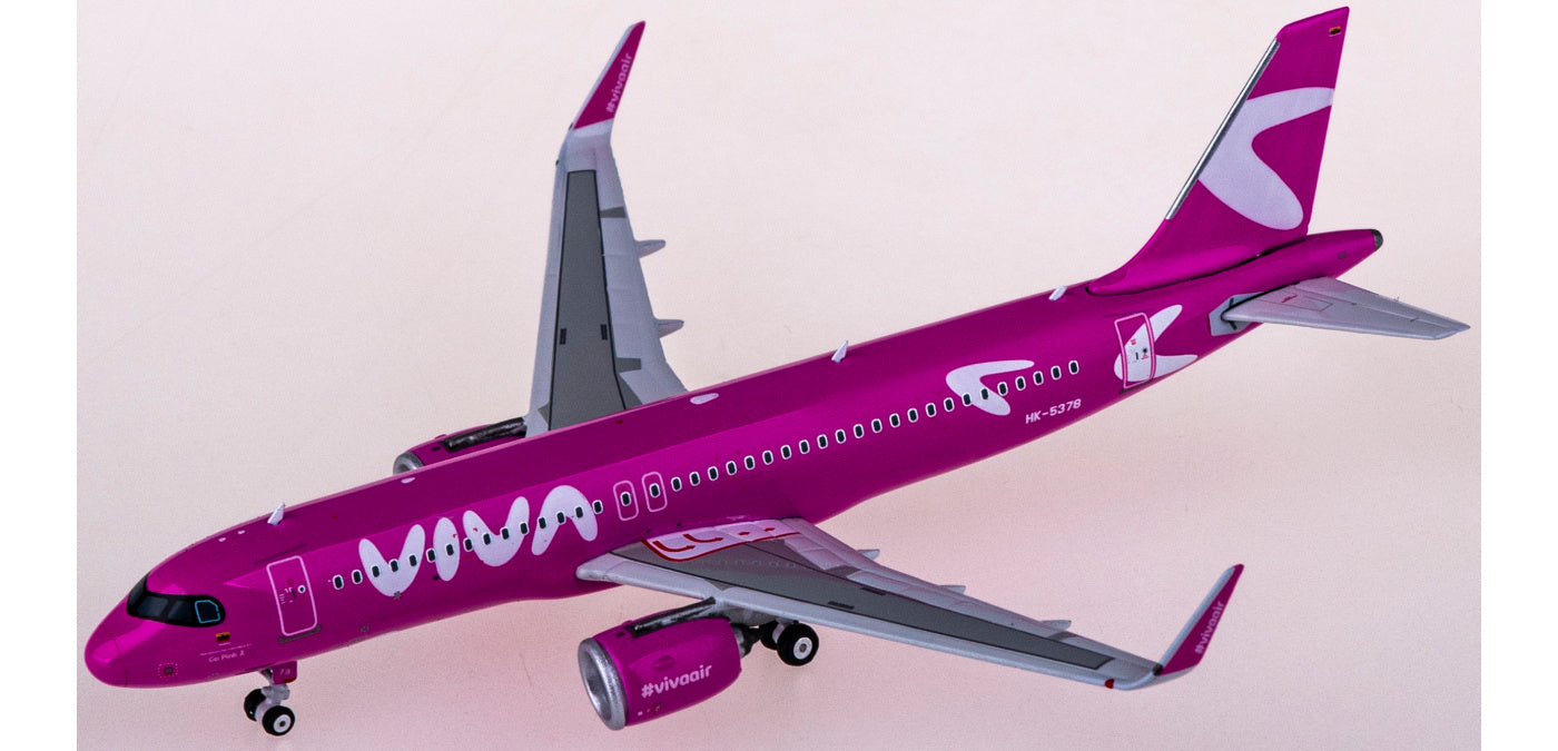 1:400 Phoenix PH11734 Viva Air Colombia Airbus A320neo HK-5378+Free Tractor