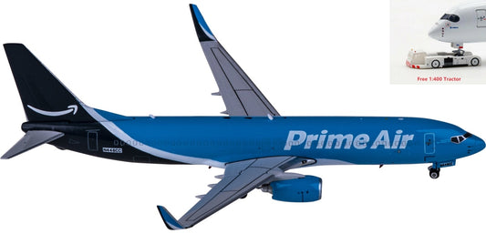 1:400 Phoenix PH04444 Amazon Prime Air Boeing 737-800 N448CC+Free Tractor