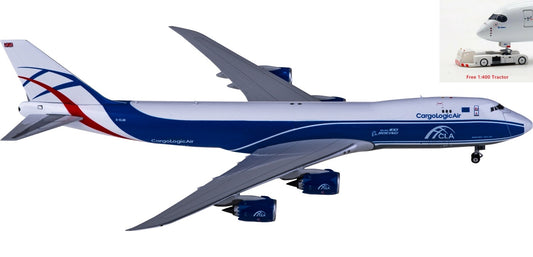 1:400 Phoenix PH11743 CargoLogicAir Boeing 747-8F G-CLAB+Free Tractor