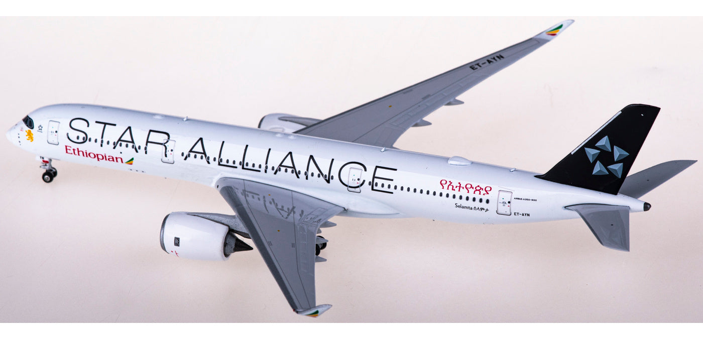 1:400 Phoenix PH11725 Ethiopian Airlines Airbus A350-900 ET-AYN "STAR ALLIANCE"+Free Tractor