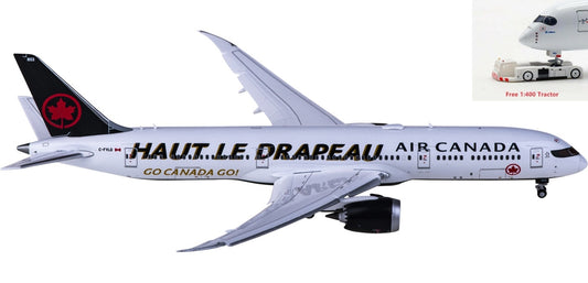 1:400 JC Wings EW4789013A Air Canada Boeing 787-9 C-FVLQ "Flaps Down" Aircraft Model+Free Tractor