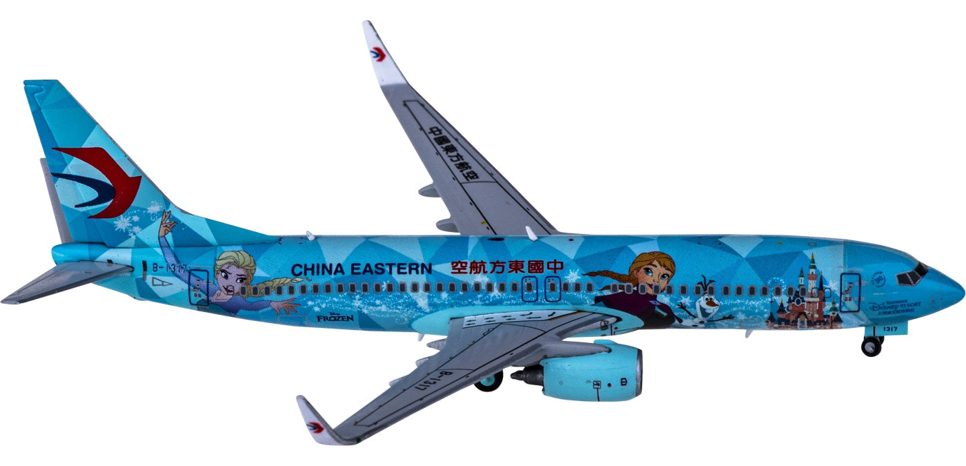 1:400 JC Wings EW4738010 China Eastern Airlines Boeing 737-800 B-1317+Free Tractor