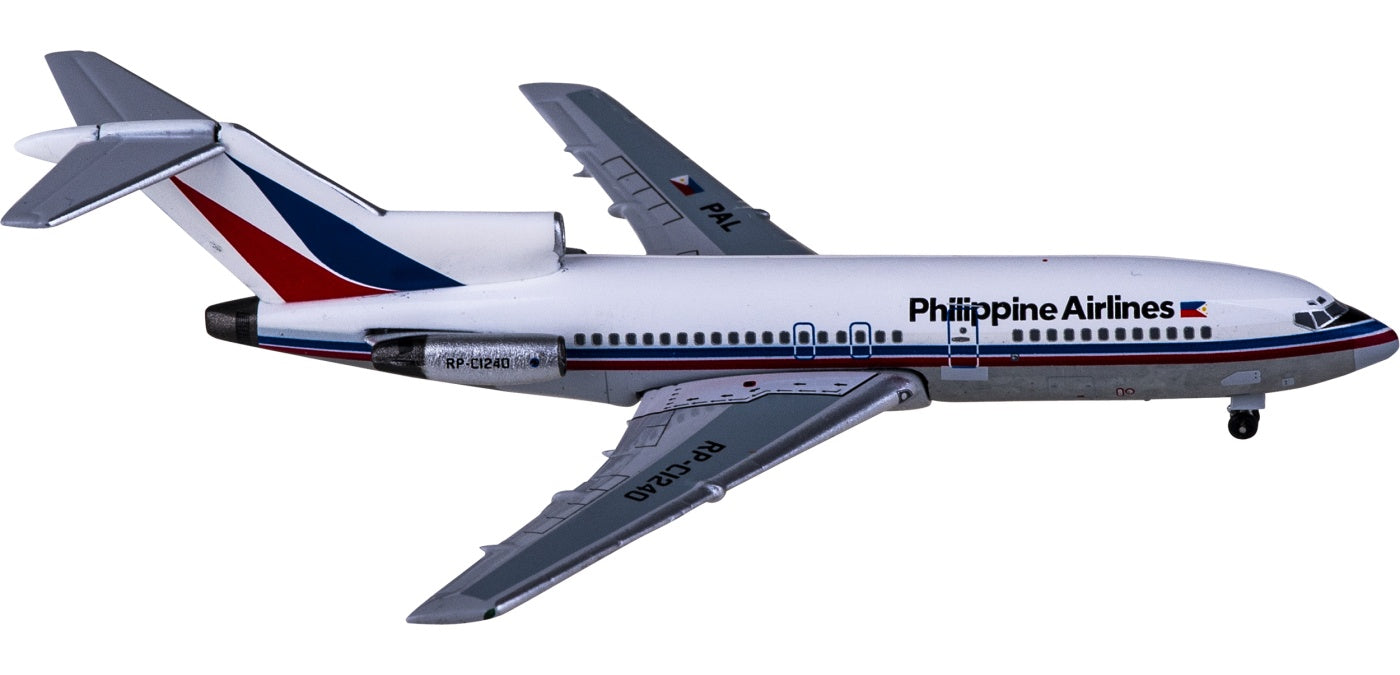 1:400 AeroClassics AC411050 Philippine Airlines Boeing 727-100 RP-C1240 Aircraft Model+Free Tractor