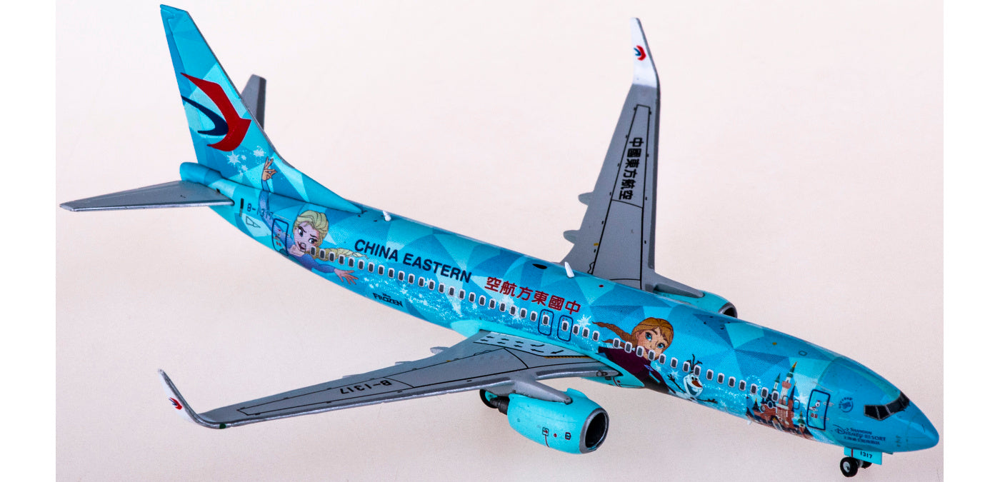 1:400 JC Wings EW4738010 China Eastern Airlines Boeing 737-800 B-1317+Free Tractor