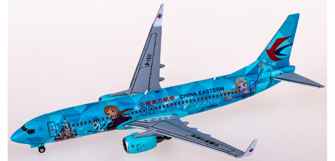 1:400 JC Wings EW4738010 China Eastern Airlines Boeing 737-800 B-1317+Free Tractor