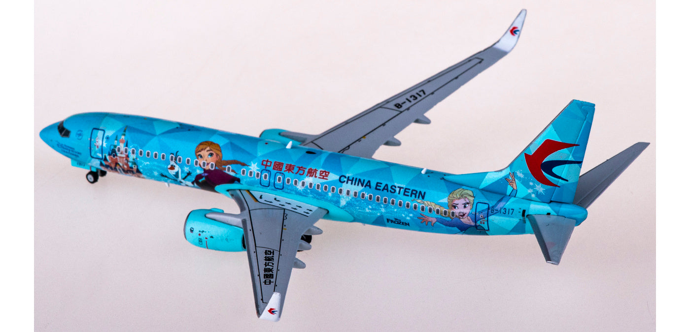 1:400 JC Wings EW4738010 China Eastern Airlines Boeing 737-800 B-1317+Free Tractor