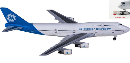 1:400 Phoenix PH04453 General Electric Boeing 747-400 N747GF+Free Tractor